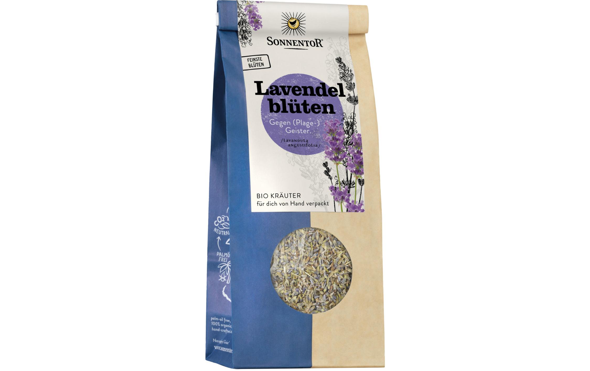 Teeblätter Bio Lavendelblüten 70 gHochwertige Blüten des Lavendels