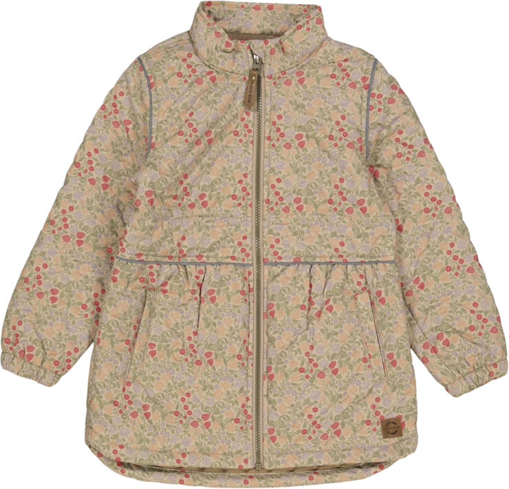 Mikk-Line Thermal  Jacket AOP Warm taupe