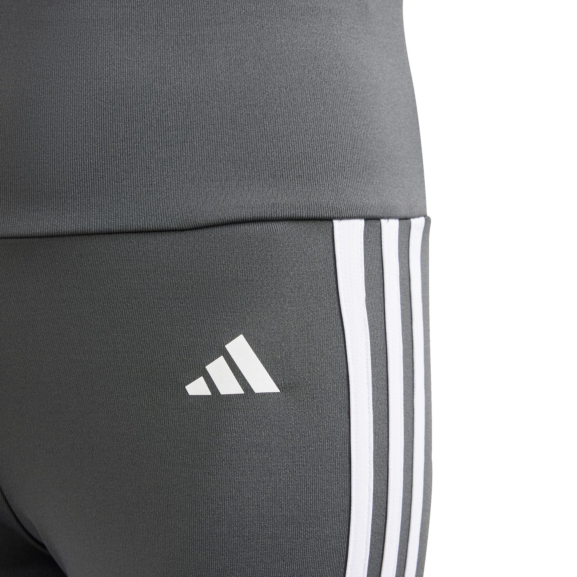adidas Essentials Aeroready 3-Streifen High-Waisted Leggings Mädchen grey six