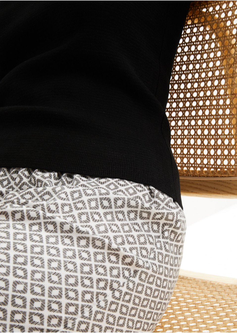 Top en maille léger avec décolleté en V