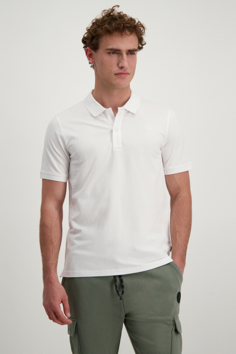 Cars witte heren polo
