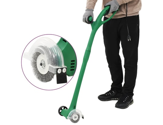 VIDAXL - Balayeuse de mauvaises herbes 140 w vert