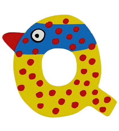 Petit Jour Paris Crazy Bird Buchstabe - Q - Gelb
