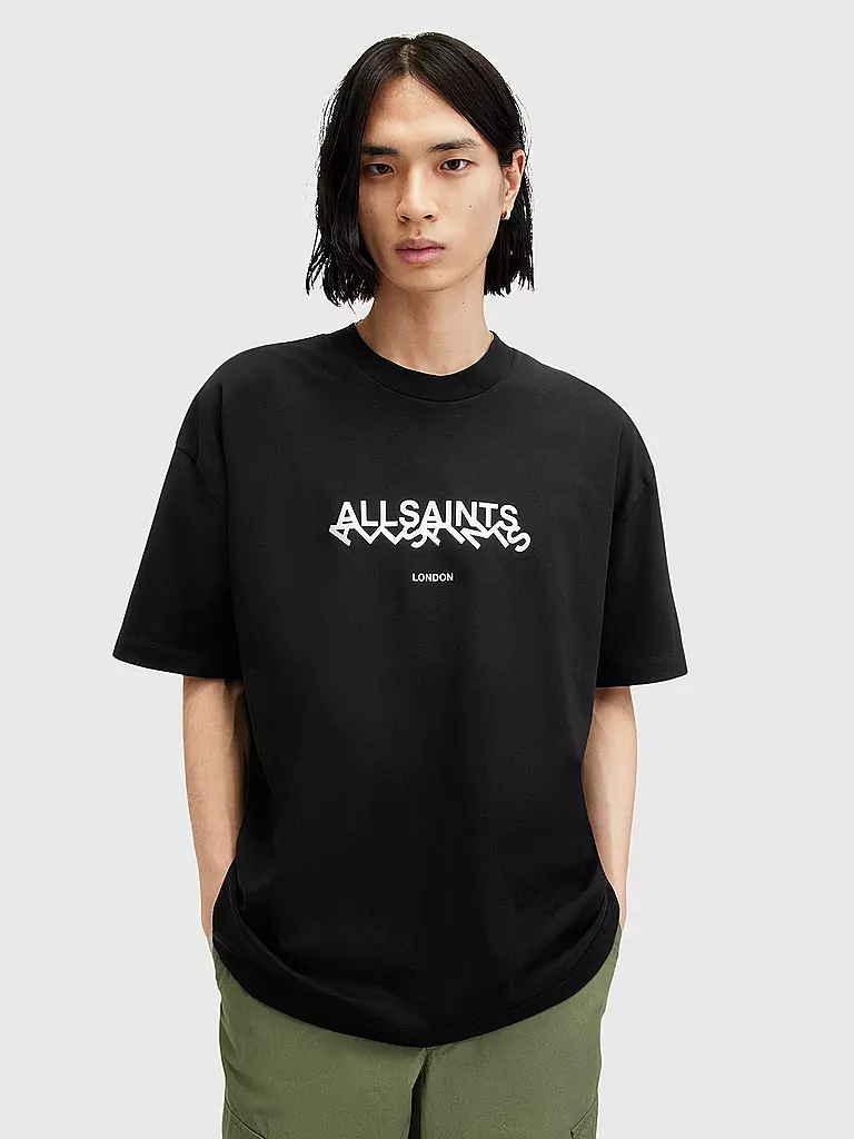 ALLSAINTS T-Shirt SLANTED schwarz