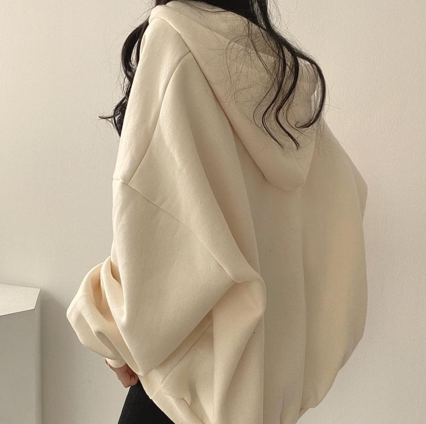 NENE - Hoodie met letters en applicaties