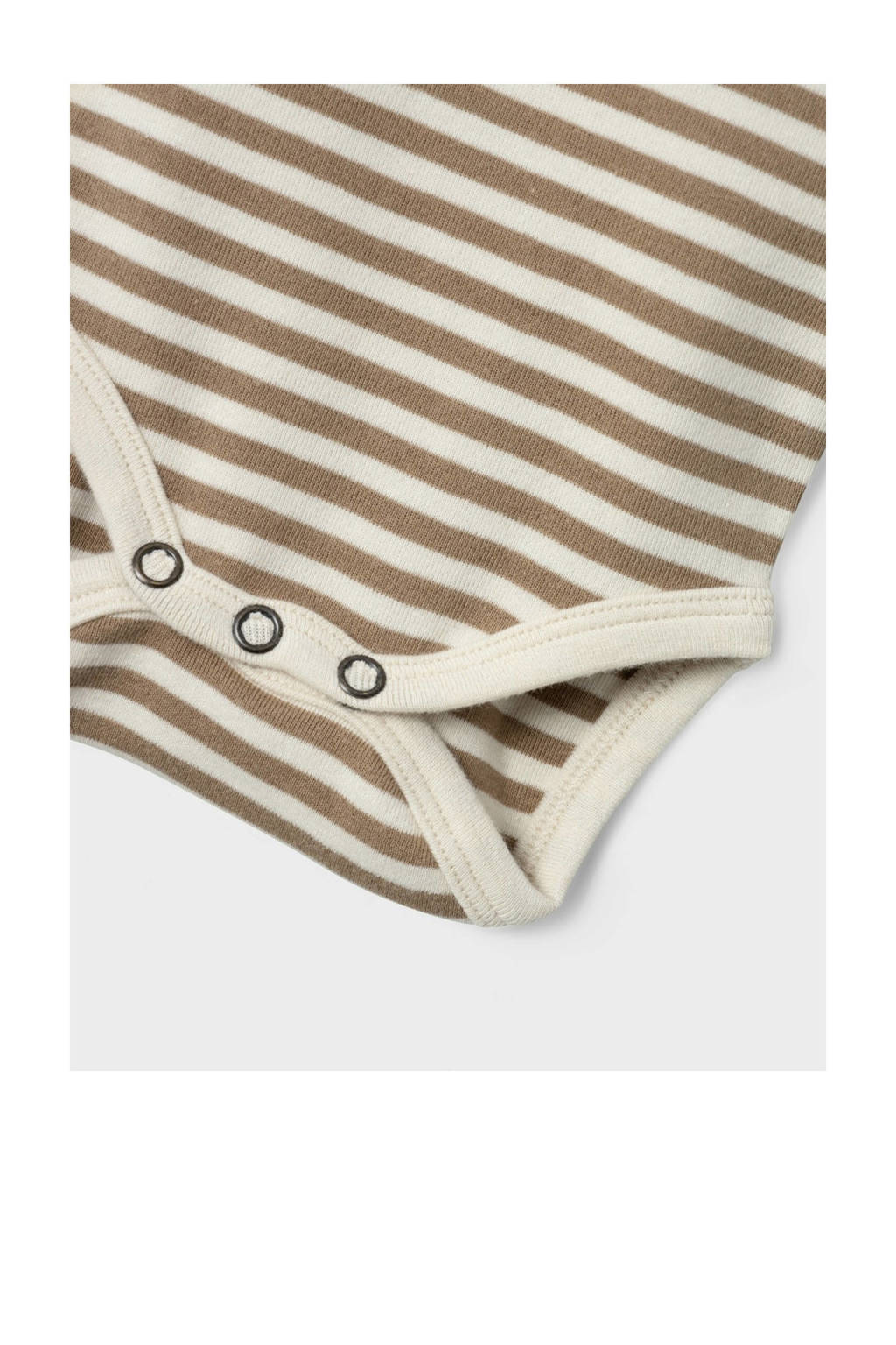 LIL' ATELIER romper NBMGEObruin/wit