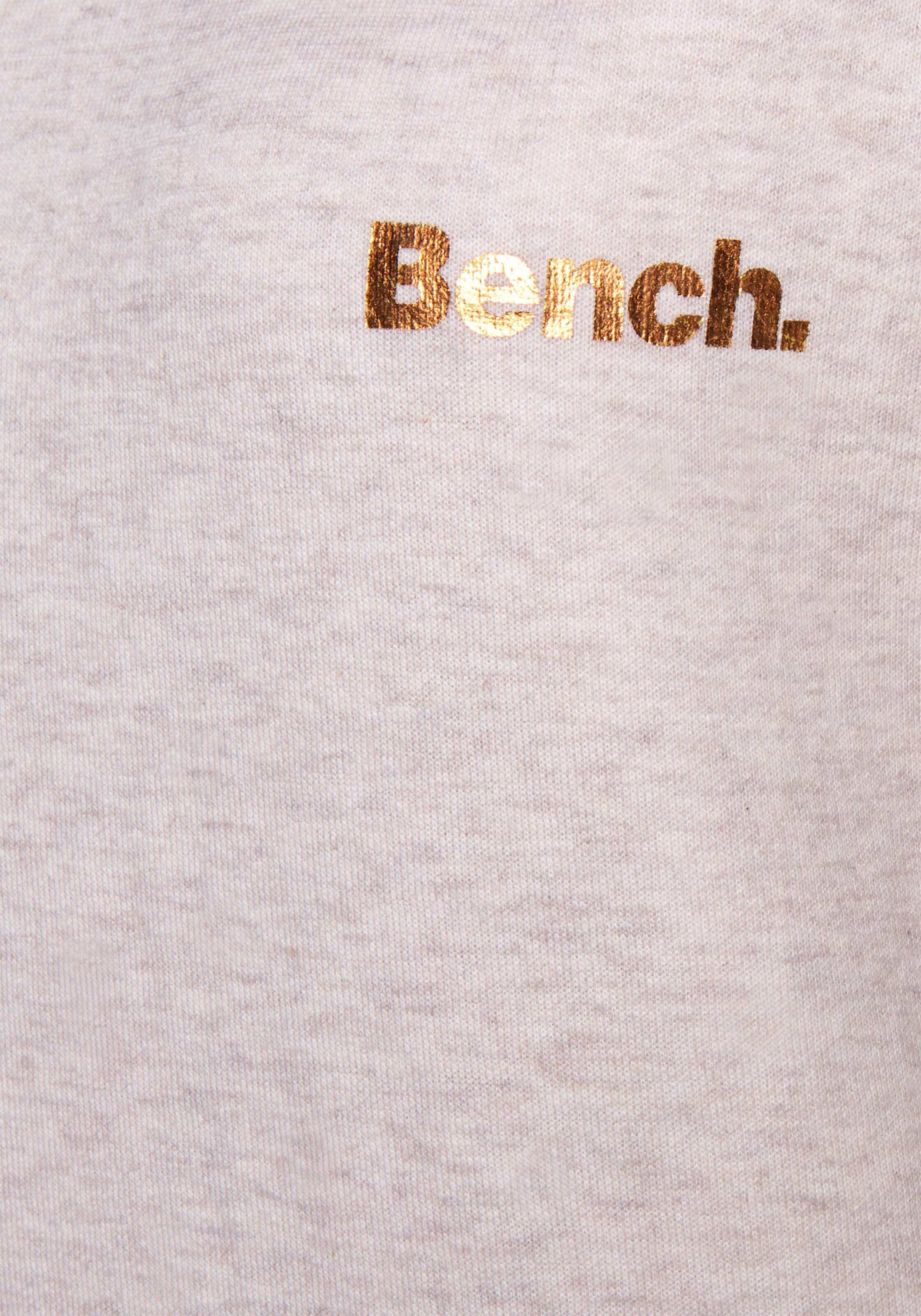 Longsweatshirt in beige-meliert
