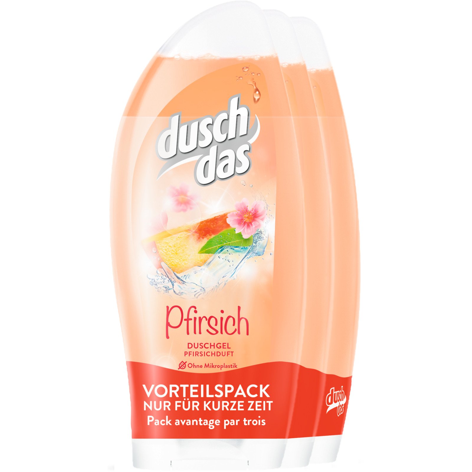 Duschdas Dusch Pfirsich 3 x 250 ml
