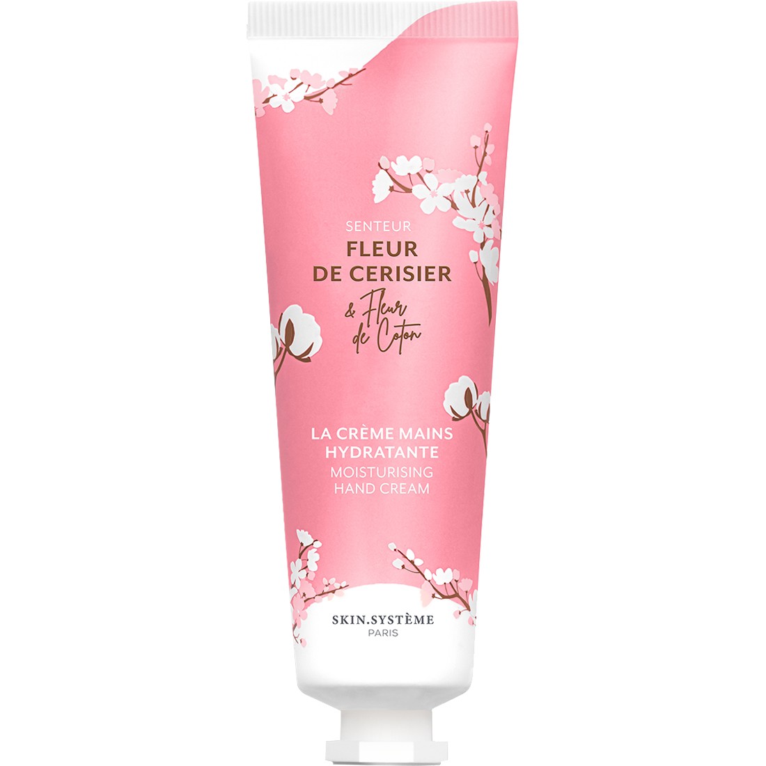Crème mains hydratante - Fleur de cerisier & coton - 30 ml
