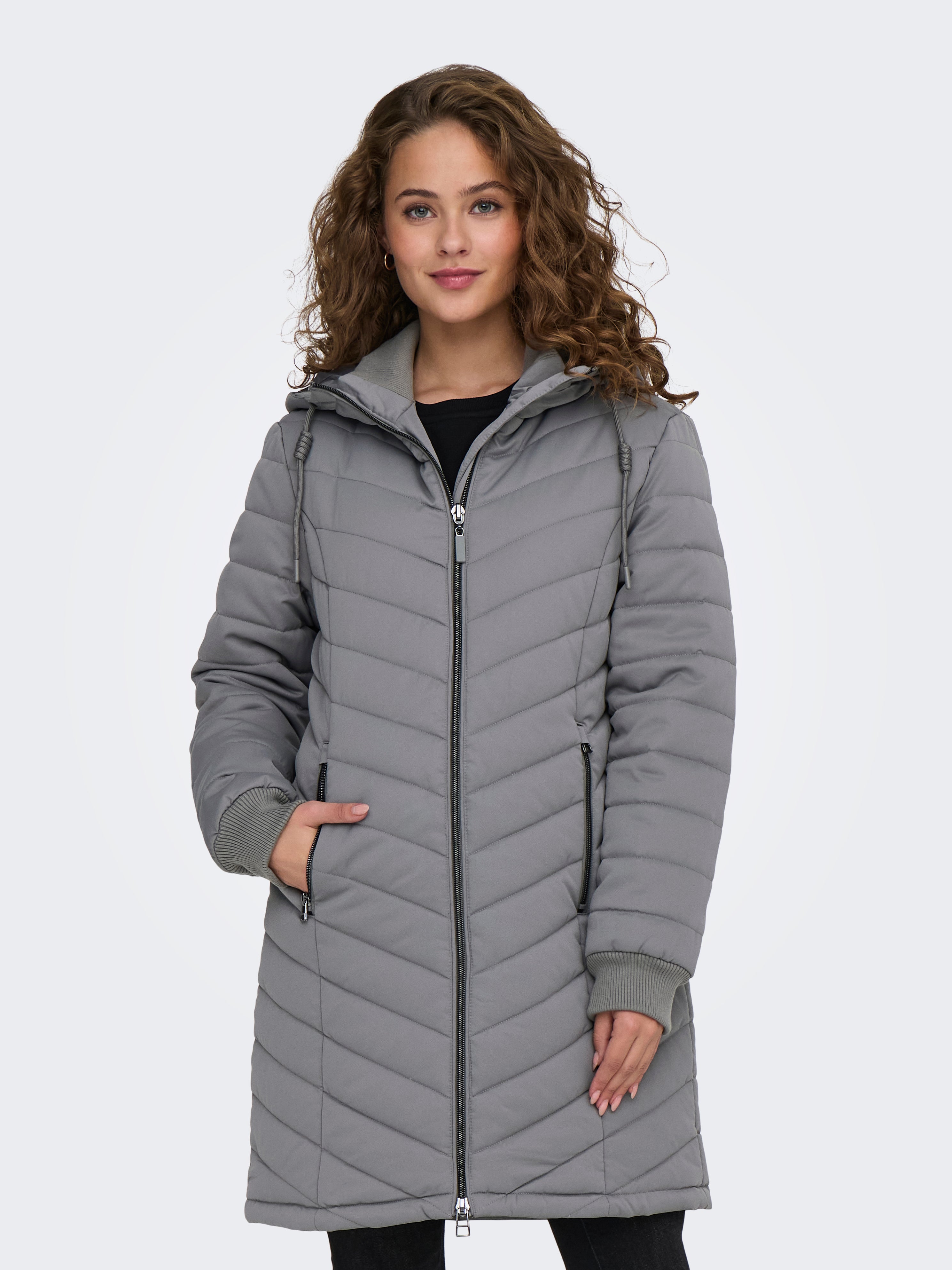 JDYEBONIE Daunenjacke Steel Gray