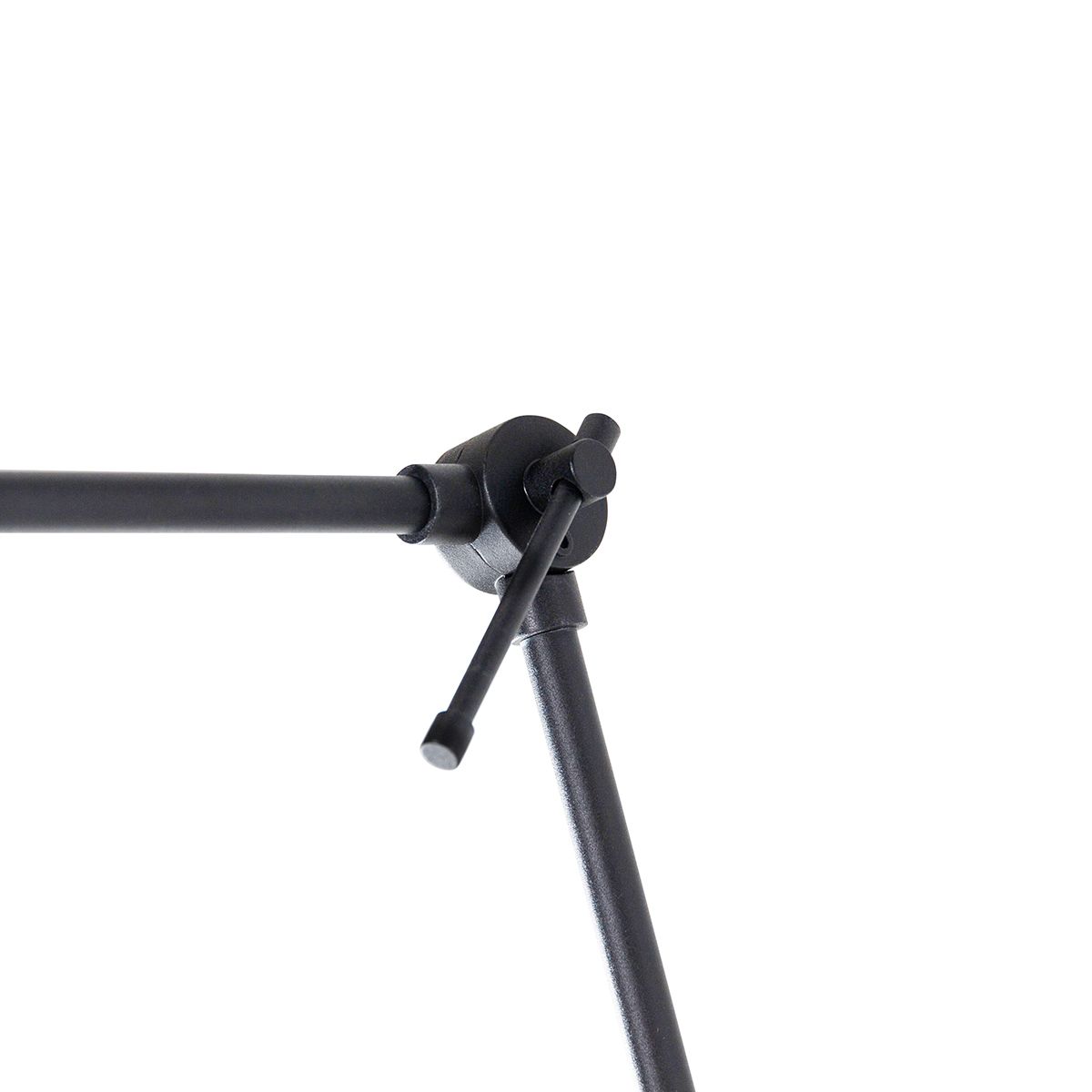 Wandlamp zwart met kap wit 30 cm verstelbaar - Blitz