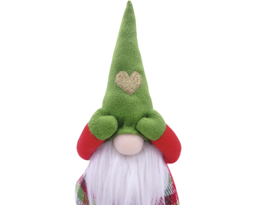Kerstman Lafiora H 32cm groen