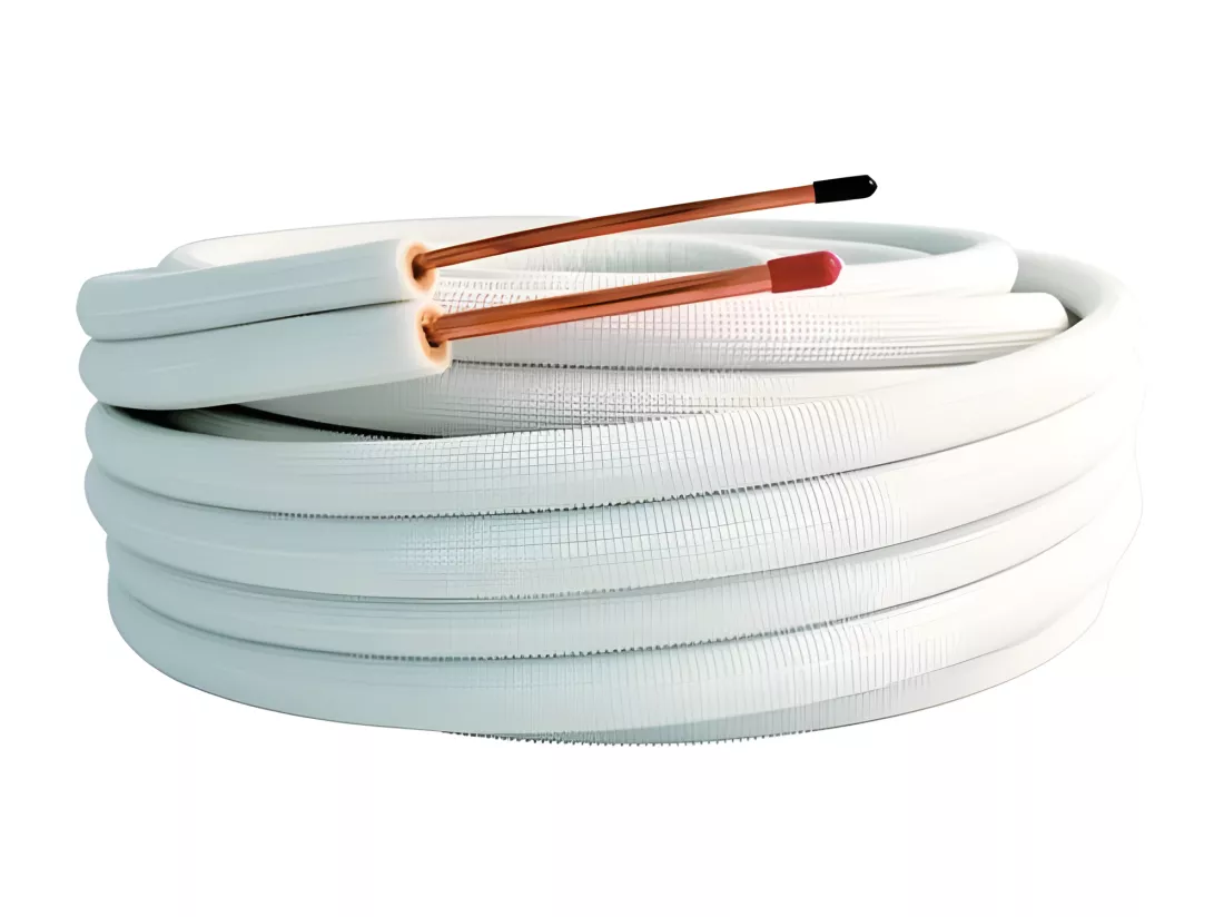 Liaison frigorifique 1/4 3/8 couronne de 20 mètres qualité profesionnelle