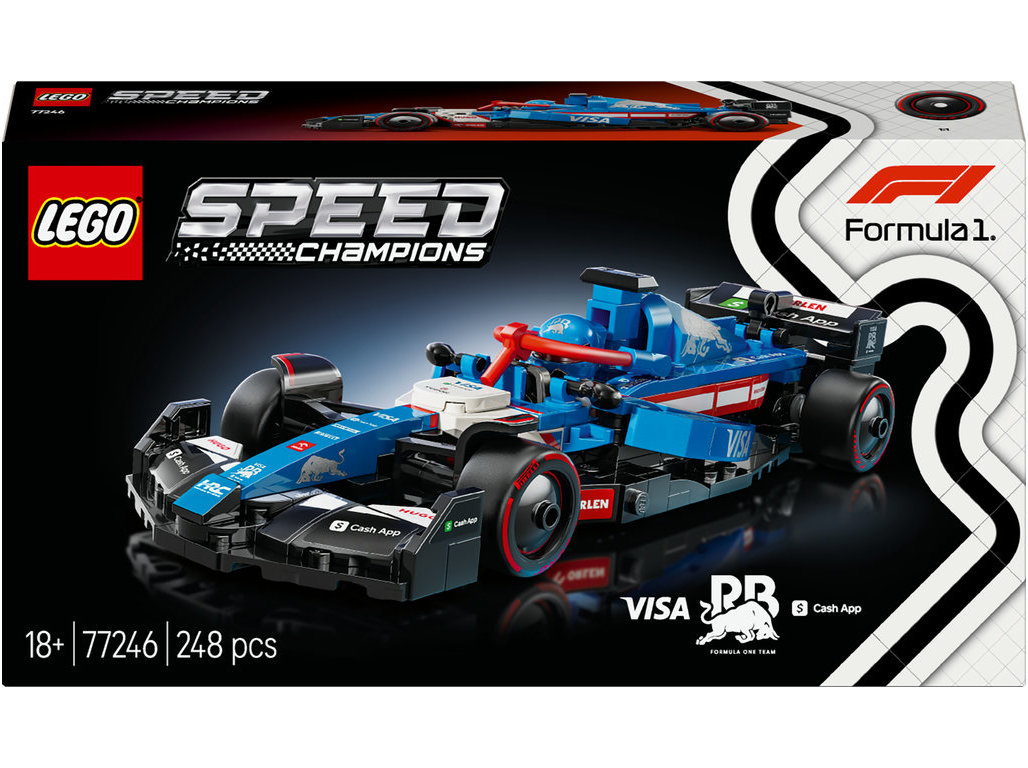 CARRO CORRIDA VISA CASH APP RB VCARB 01 F1® LEGO SPEED CHAMPIONS
