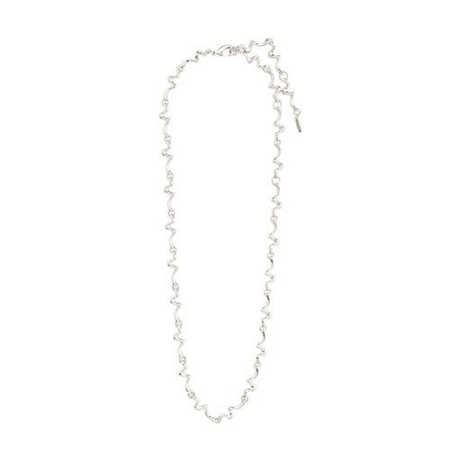 Pilgrim Penelope Recycled Halskæde, Silver Plated, 38 cm