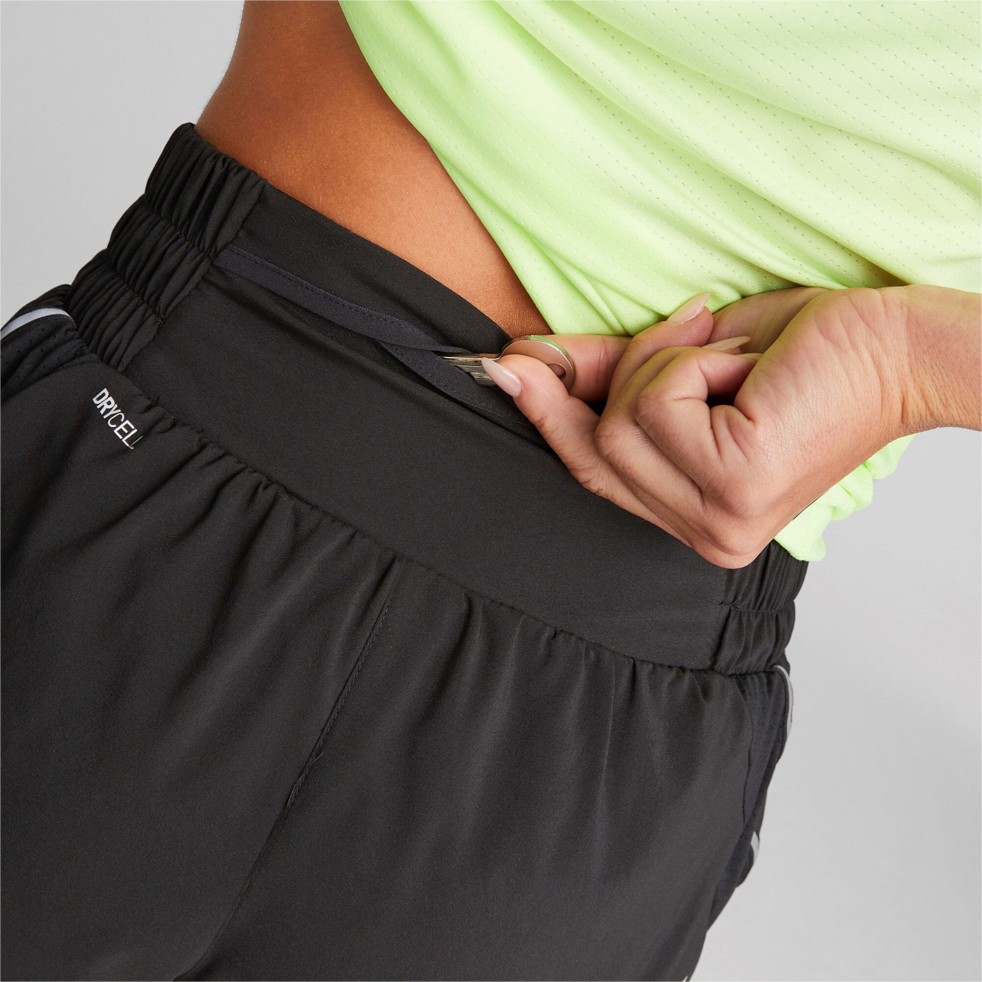 Puma Run Woven 3in Shorts Femmes - Noir