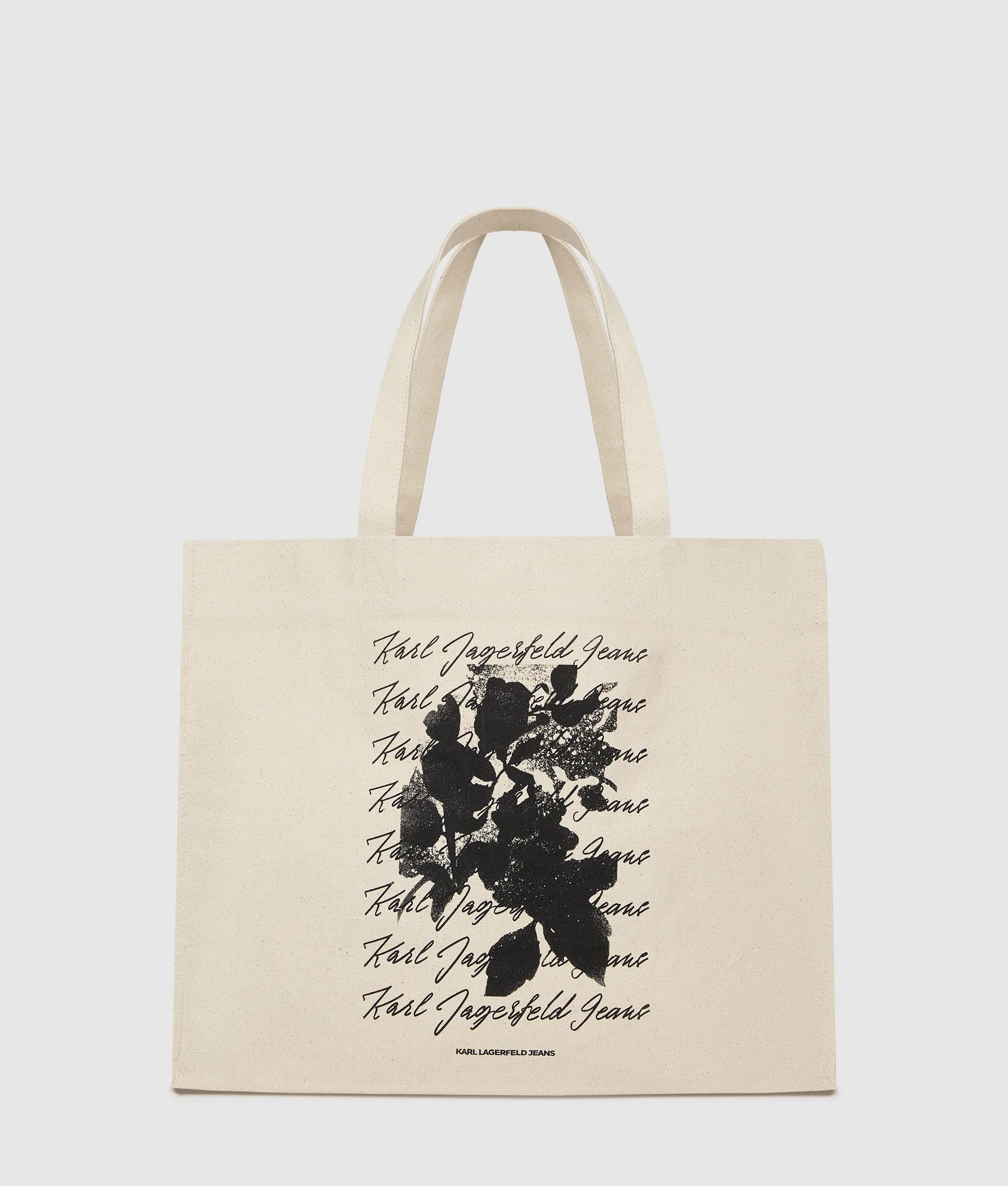 Shopper met bloemenprint