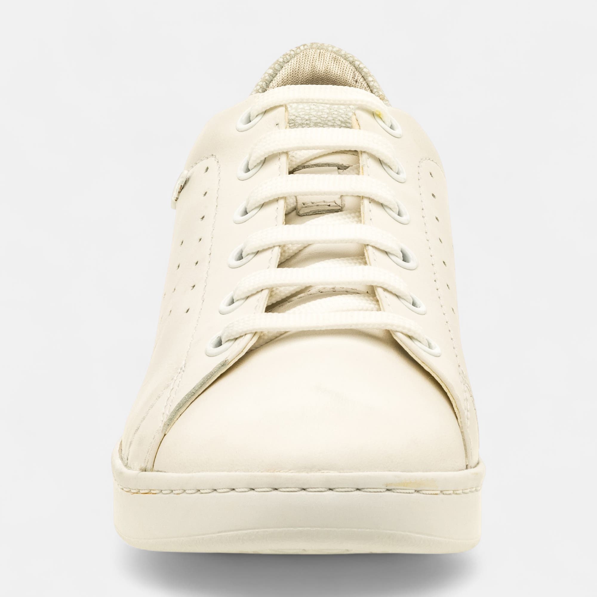 Baskets basses Femme en cuir blanc