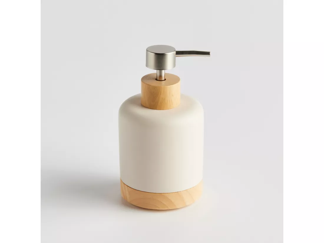Distributeur De Salle De Bains Samana Blanc Moyen 15 x 8.5