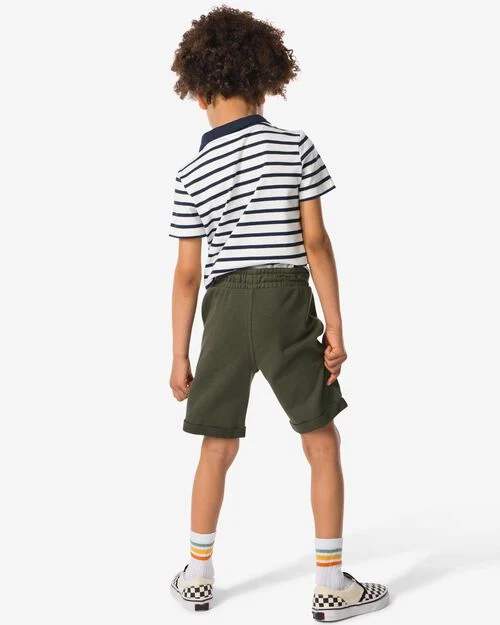 2 shorts enfant vert