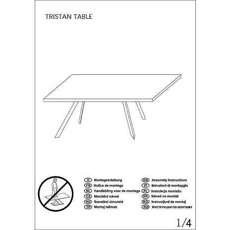 Tristan spisebord - trælook