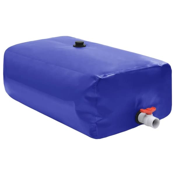 vidaXL Vanntank med kran sammenleggbar 1500 L PVC
