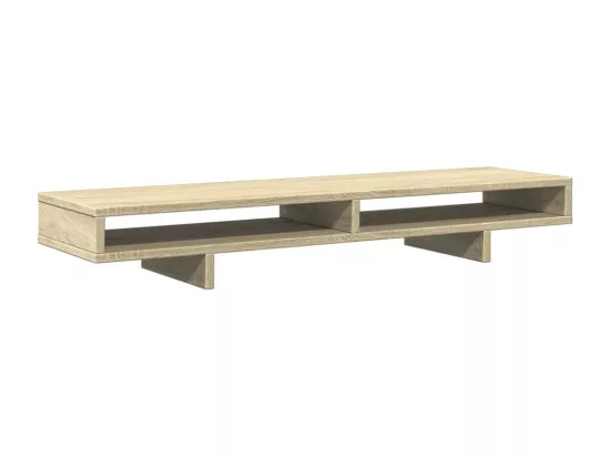 Support de moniteur chêne sonoma 100x27x15 cm bois d'ingénierie
