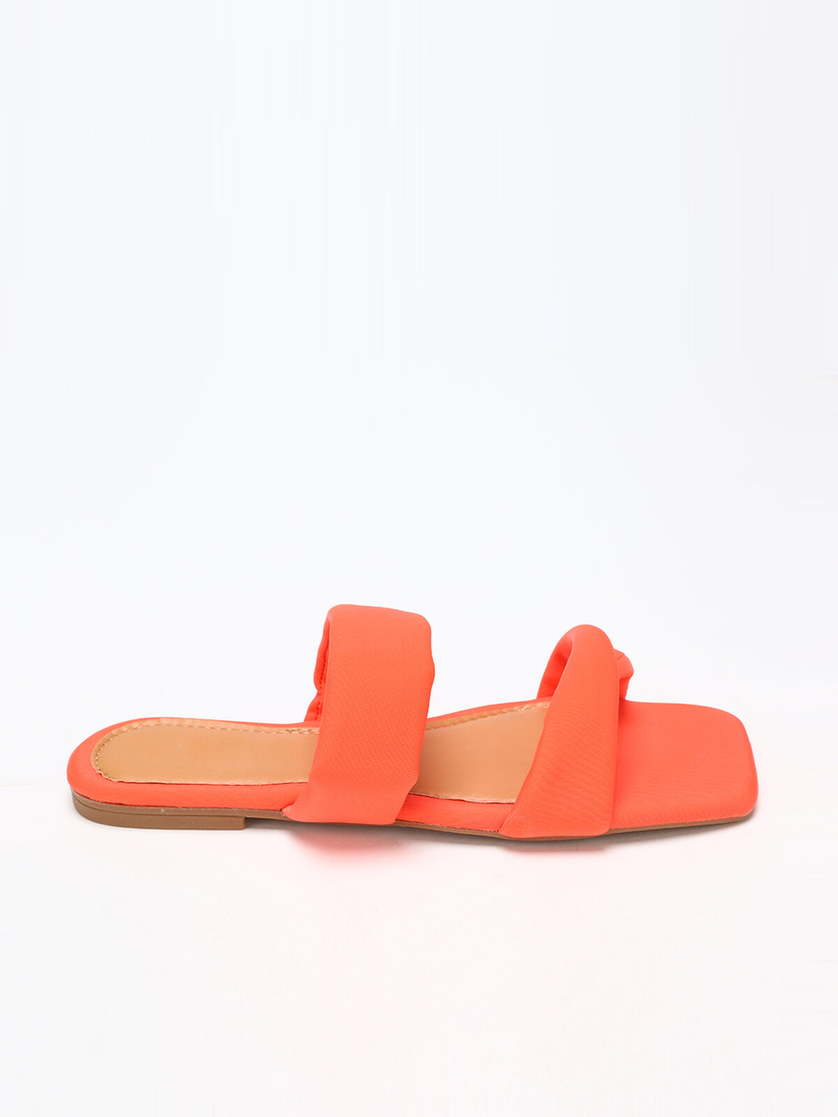 Mules à double brides- orange