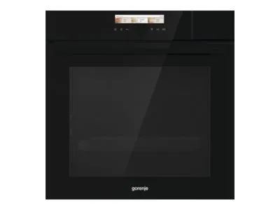 Gorenje Superior BCS798S24BG - Ovn - med dampfunktion - til indbygning - niche - bredde: 56 cm - dybde: 55 cm - højde: 59 cm - med selv-rengøring - Klasse A  - sort
