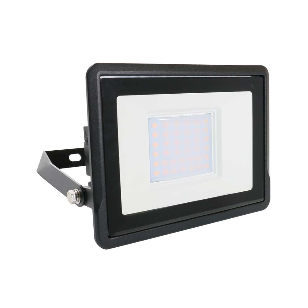 V-TAC VT-138 - Zwarte LED-schijnwerpers - Samsung - IP65 - 30W - 2340 lumen - 6500K - 5 jaar