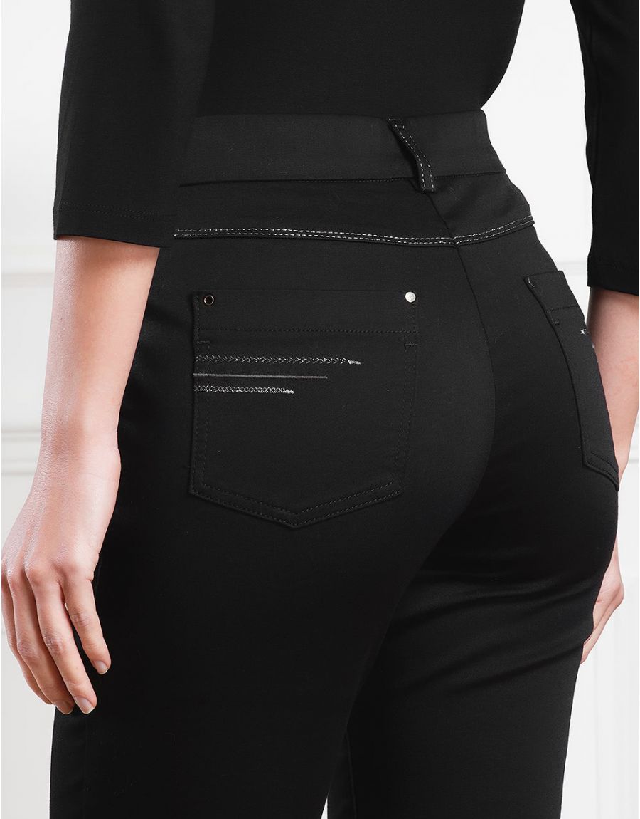 Pantalon flare noir
