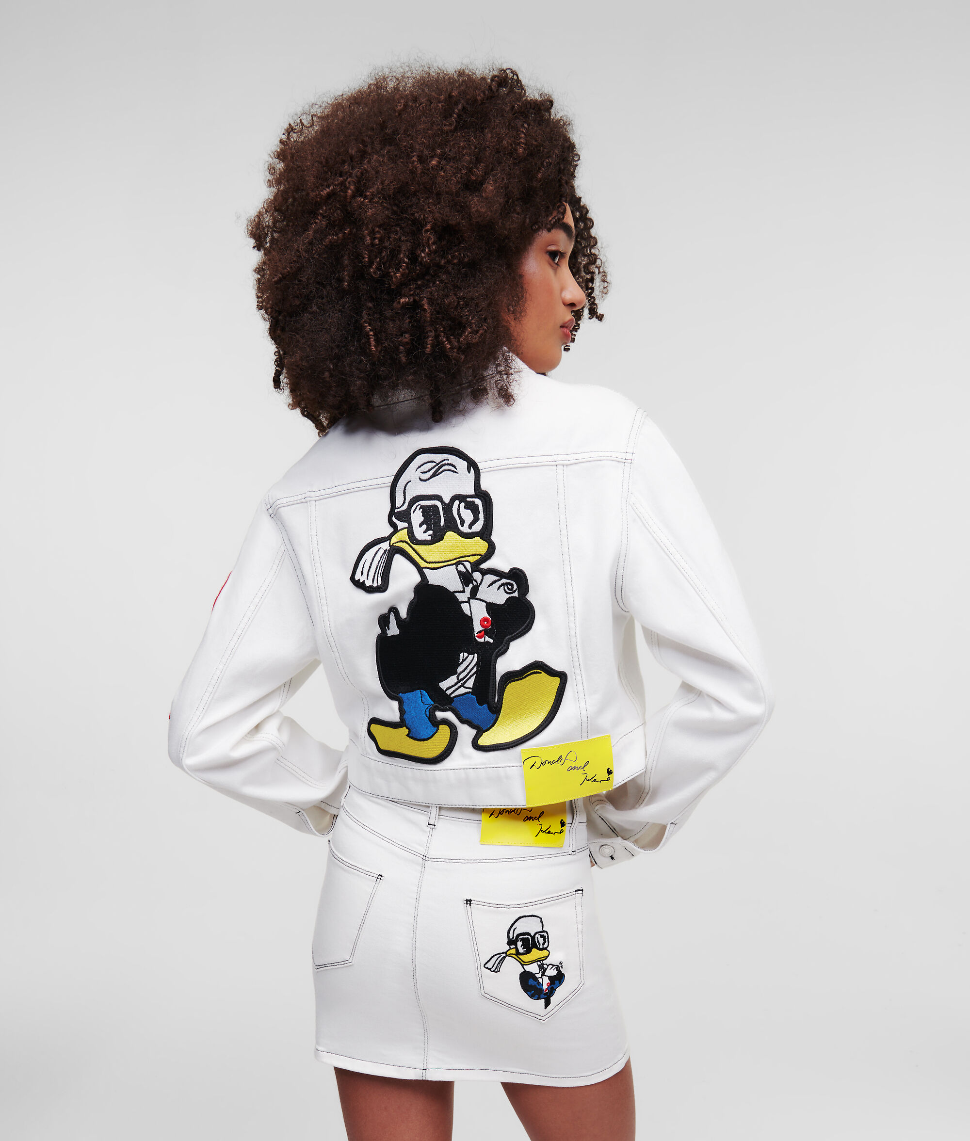 VESTE EN JEAN CROPPED DS x KARL LAGERFELD