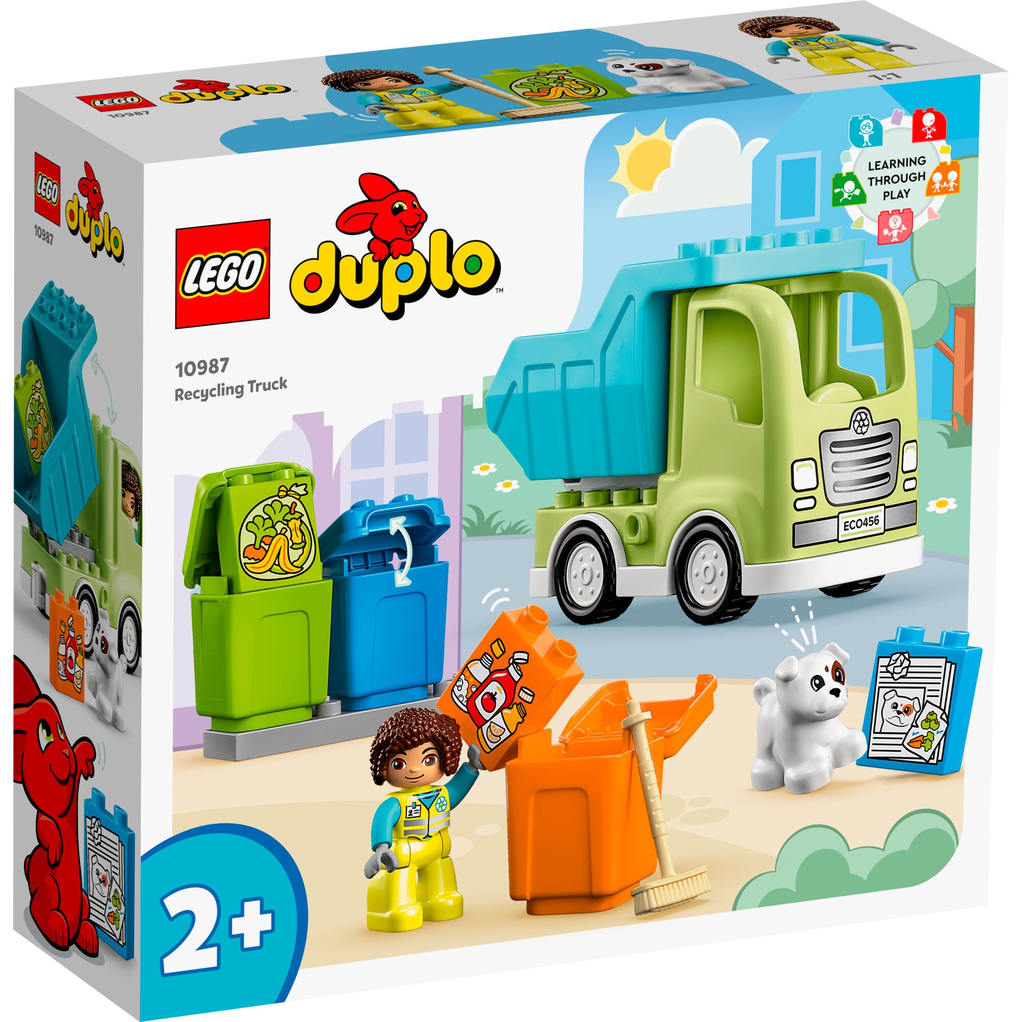 LEGO Konstruktionsspielzeug DUPLO Recycling-LKW