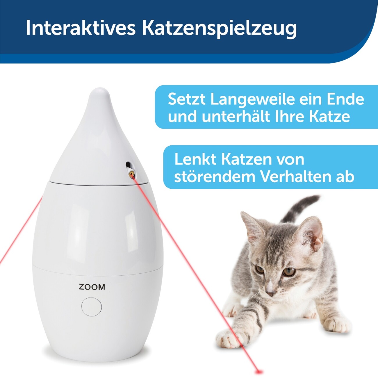 PetSafe Automatisches Laserspielzeug für Katzen Zoom