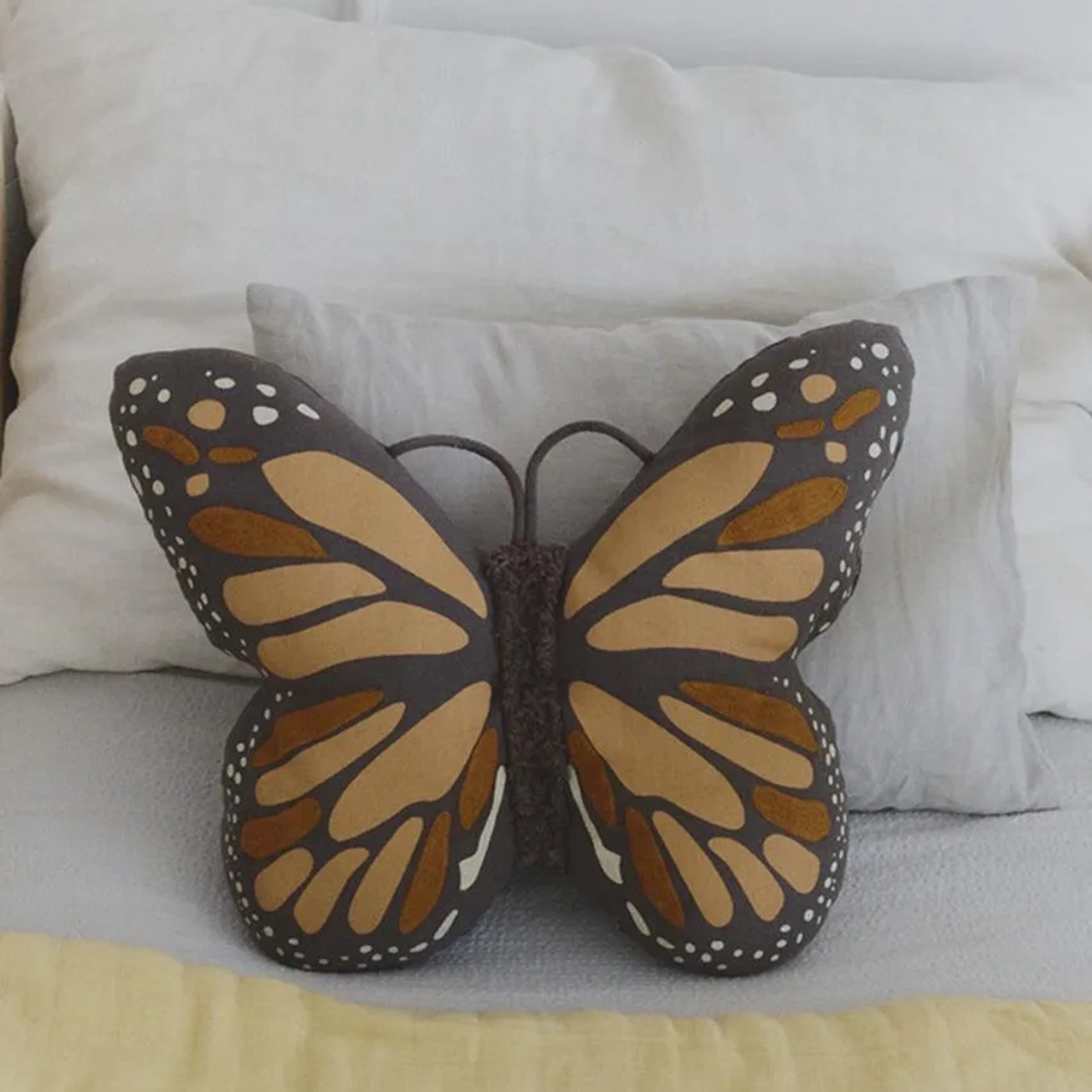 Kissen Schmetterling Terracotta