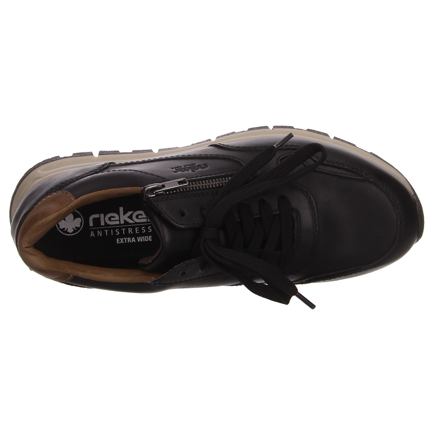 Rieker Sneaker schwarz schwarz