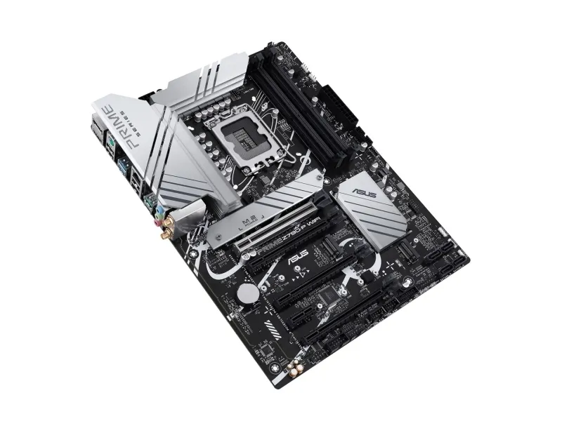 ASUS Prime Z790-P WIFI - Bundkort - ATX - LGA1700 sokkel - Z790 Chipset - USB-C 3.2 Gen 2x2, USB 3.2 Gen 1, USB 3.2 Gen 2, USB-C Gen2 - 2.5 Gigabit LAN, Wi-Fi 6, Bluetooth - onboard grafik (CPU påkrævet) - HD Audio (8-kanaler)
