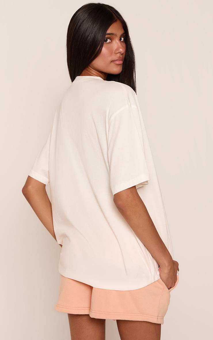 Crème T-shirt Oversize Athletics Club