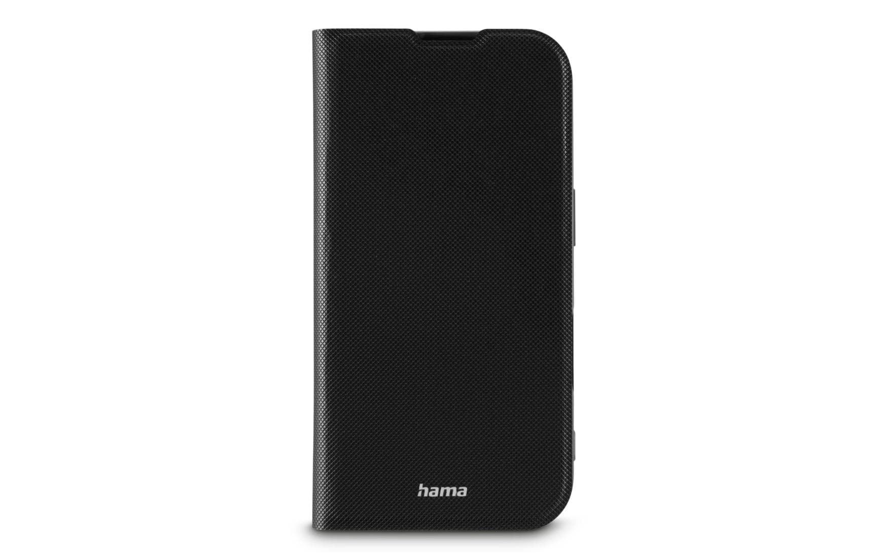 Book Cover Daily Protect Schwarz für iPhone 16Hama Daily Protect Handy-Schutzhülle 15.5 cm (6.1