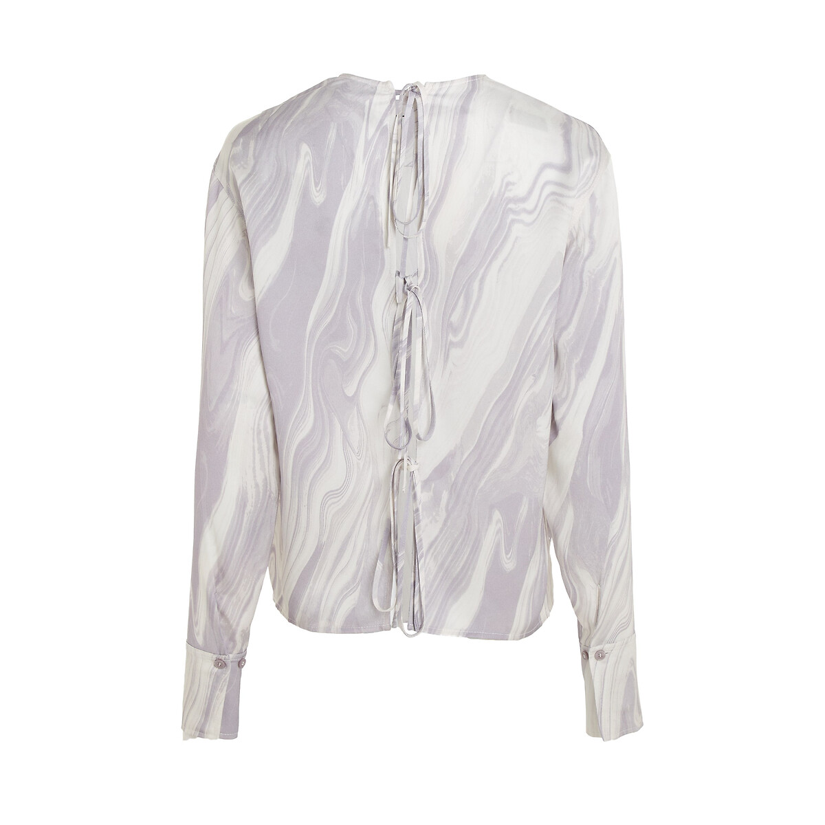 CALVIN KLEIN<br>Camisa de gola redonda com mangas compridas