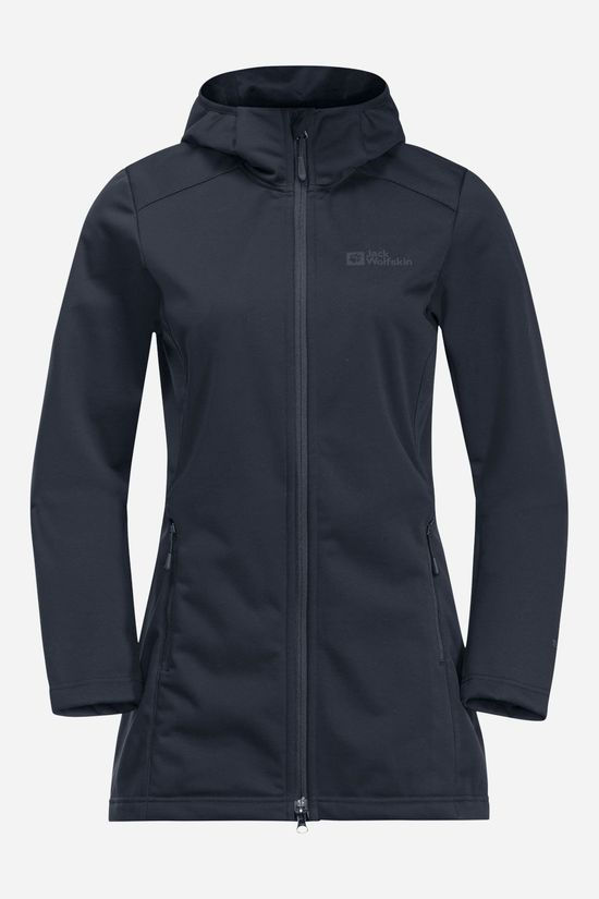 Jack Wolfskin Jack Wolfskin Windhain Softshell Parka Dames