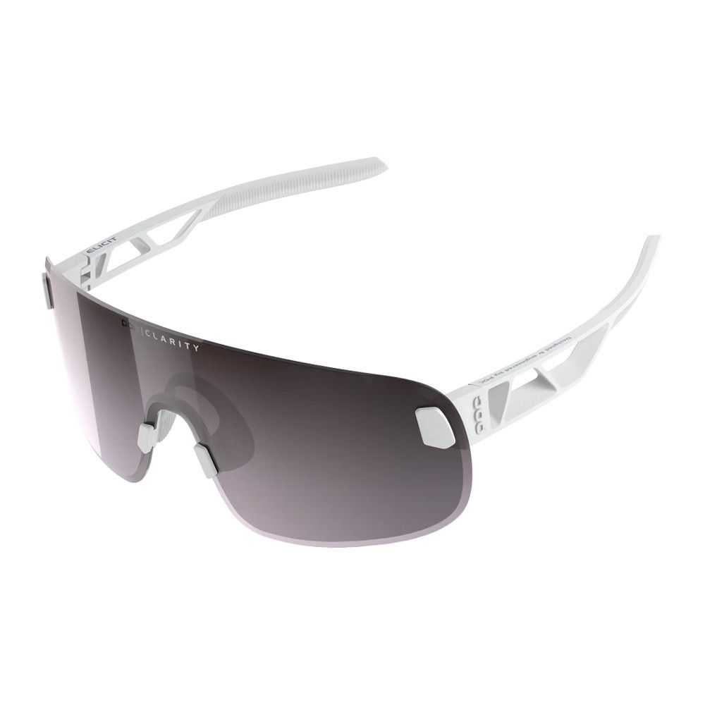 Poc ELICIT - Lunettes de soleil hydrogen white violet/silver mirror