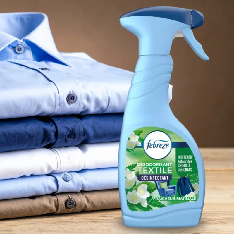 FEBREZE - Désinfectant textile - Rosée du matin - 500ml