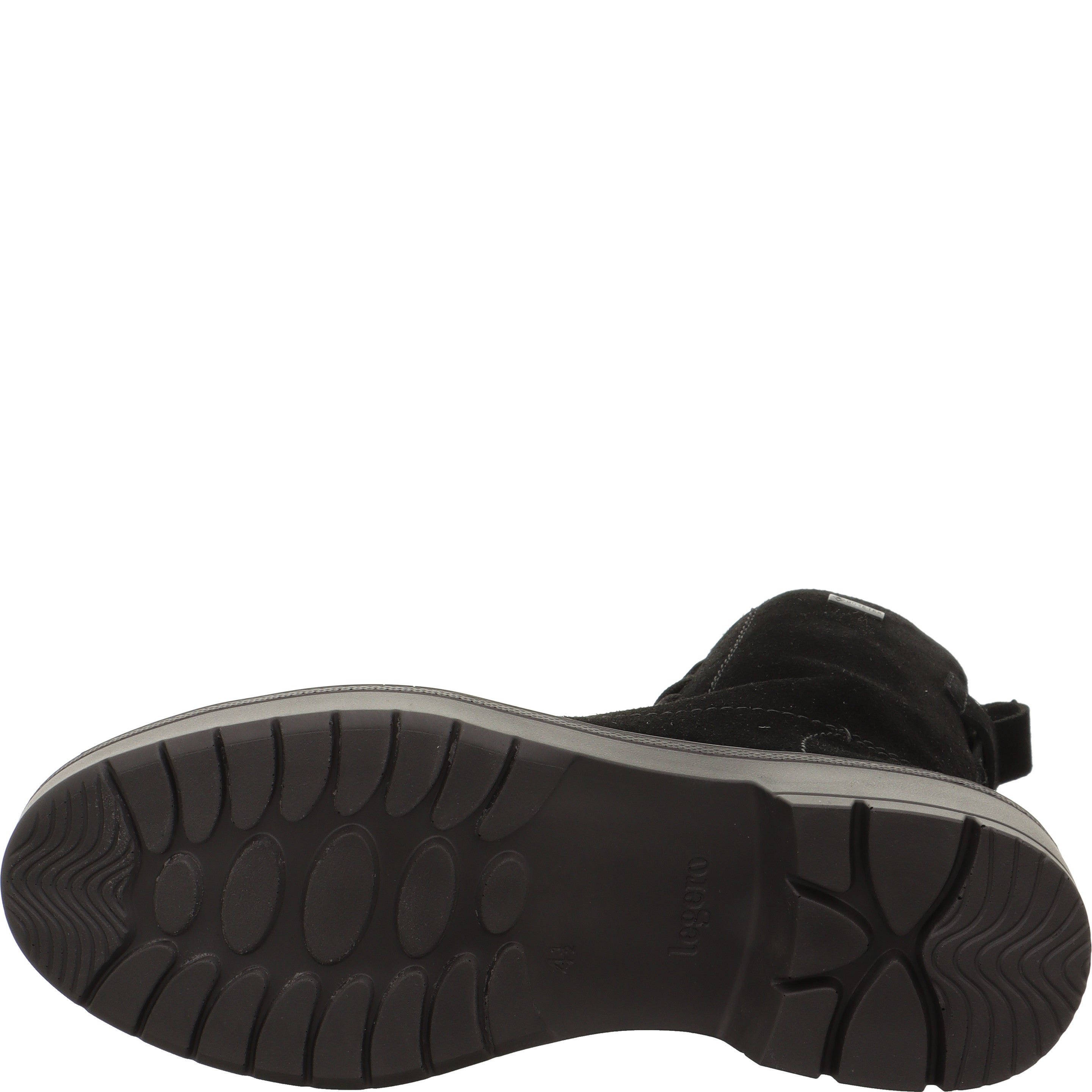legero MYSTIC Damen  Schnürboots mit Reißverschluss - Farbe: Schwarz - Größe: 3.5