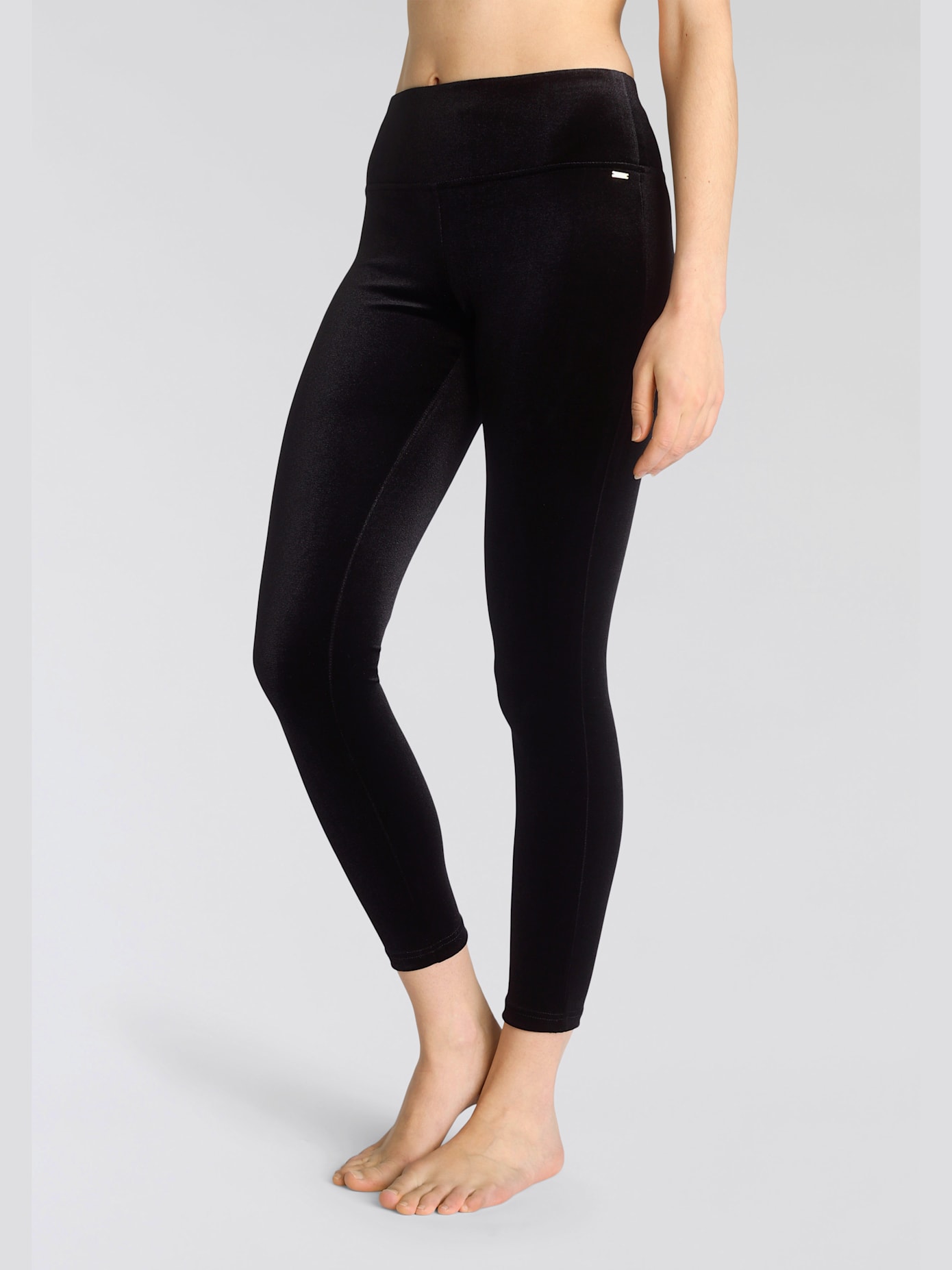 Legging caleçon brillant basique