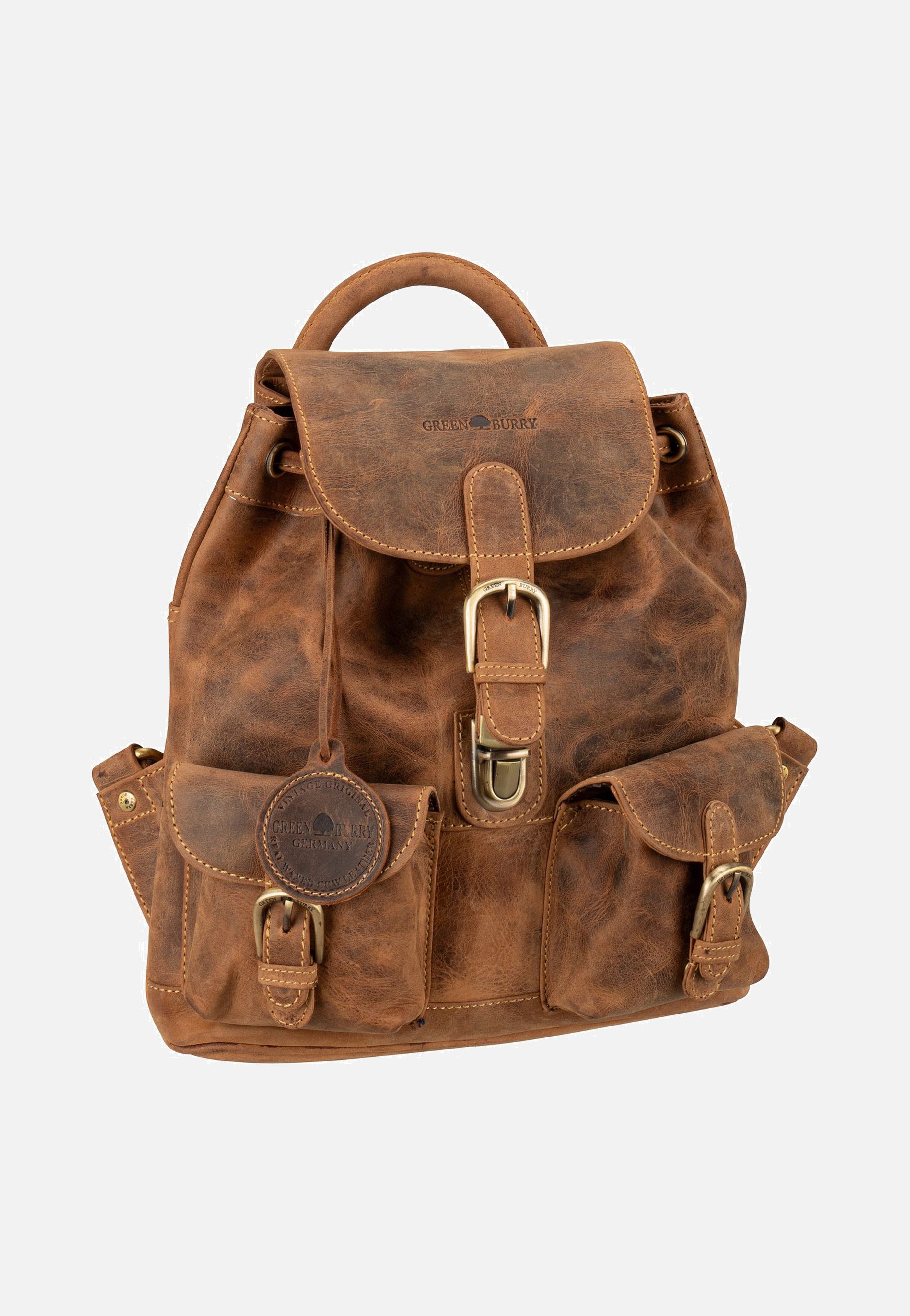 Vintage 1711S Sattelbraun - Rucksack