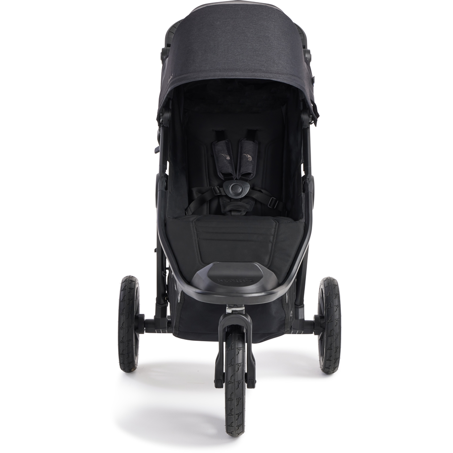 baby jogger Kombi-Kinderwagen City Elite 2 Opulent Black inklusive Babywanne, Sicherheitsbügel und Wetterschutz