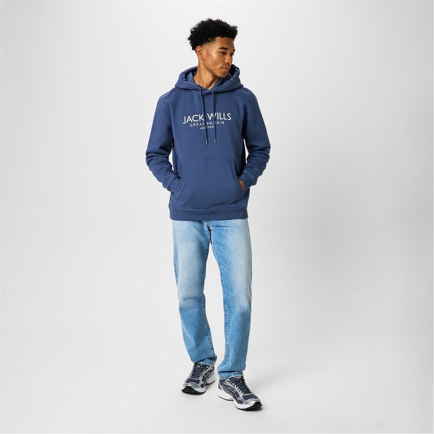 Jack Wills JW Batsford Logo Hoodie