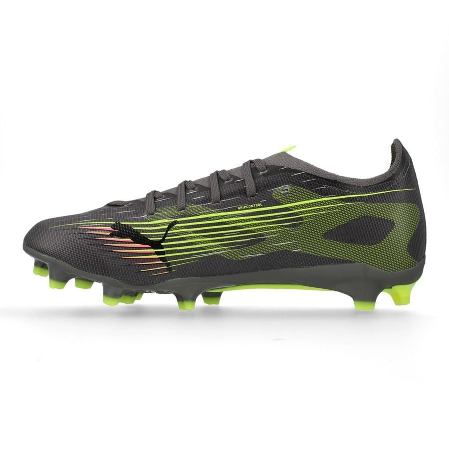 PUMA Ultra 5 Match FG/AG Audacity - Matte Aged Silver/Jaune/Argenté