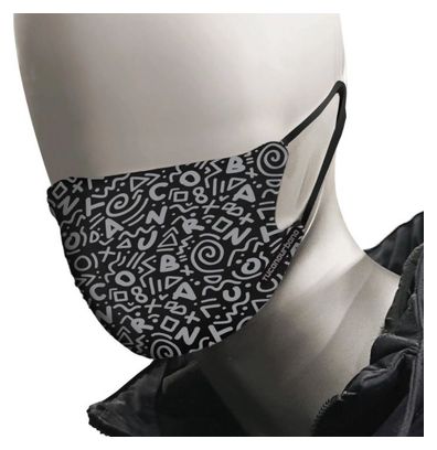 Masque Tucano Urbano Rina Graphic Noir (lot de 2)